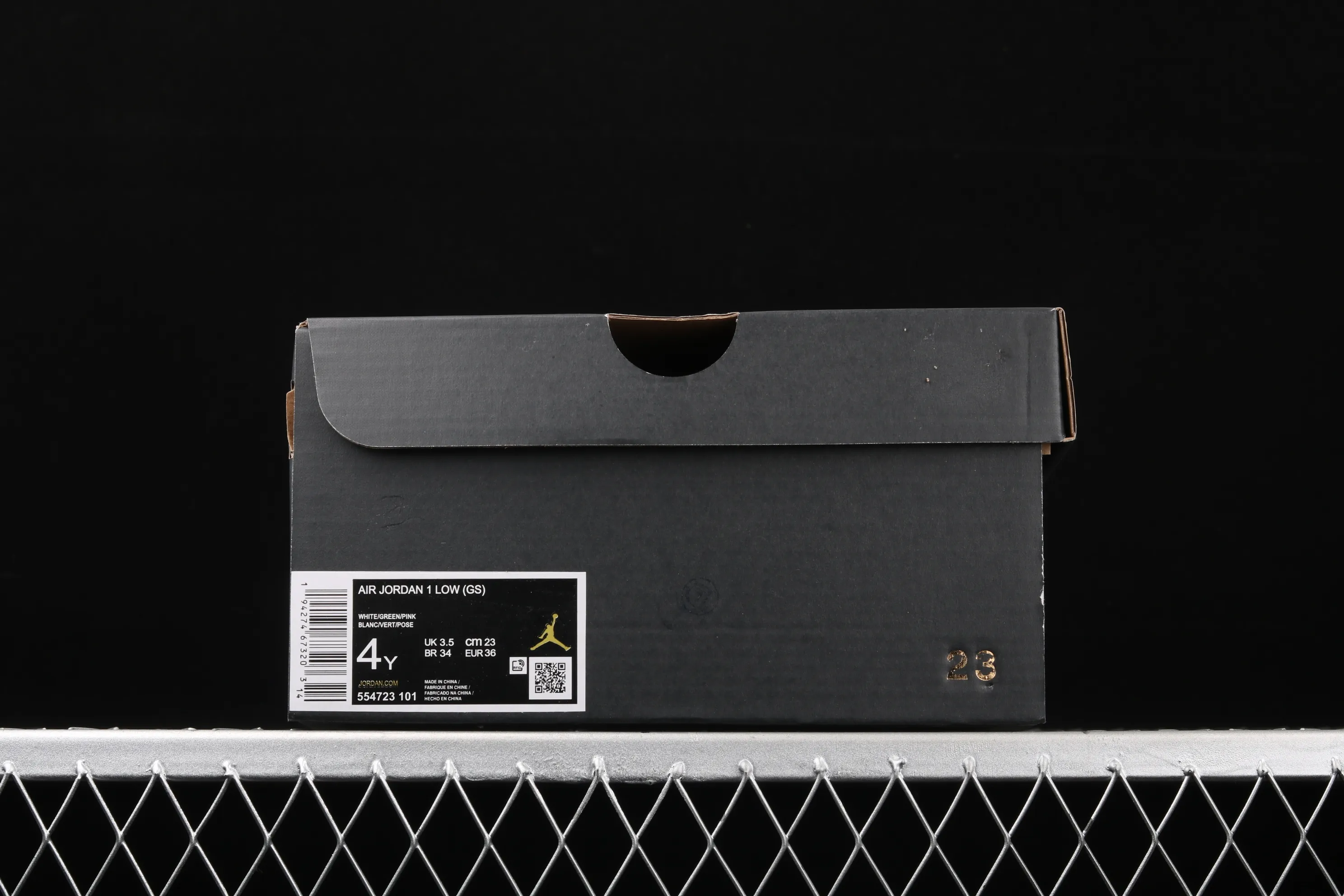 All categories Air Jordan Jordan series basketball shoes Air Jordan 1 Low Air Jordan 1 Low GS "Pink" AJ1 Joe 1 low top pink and white 554723-101